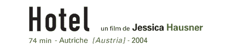 HOTEL un film de Jessica Hausner